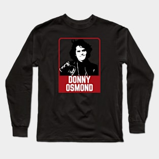 Donny osmond ~~~ 70s retro style Long Sleeve T-Shirt